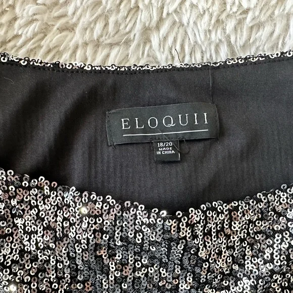 Embellished Sequin Sleeve Shirt - Picture 2 of 3